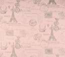 Printed Wafer Paper - Pink Parisian